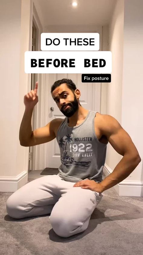 Before Bed Routine, Bed Routine, Fix Your Posture, Bolesti Chrbta, Gym Antrenmanları, Latihan Kardio, Easy Yoga Workouts, Trening Fitness, Back Pain Exercises