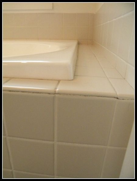 we updated our 90 s bathtub in one weekend with less than 200, bathroom ideas, diy, home decor, tiling, It had almond colored 90s tile Tile Around Tub, Tile Around Bathtub, Bathtub Makeover, Restroom Remodel, Tile Tub Surround, Tub Remodel, Bathtub Surround, Refinish Bathtub, Walk In Shower Designs