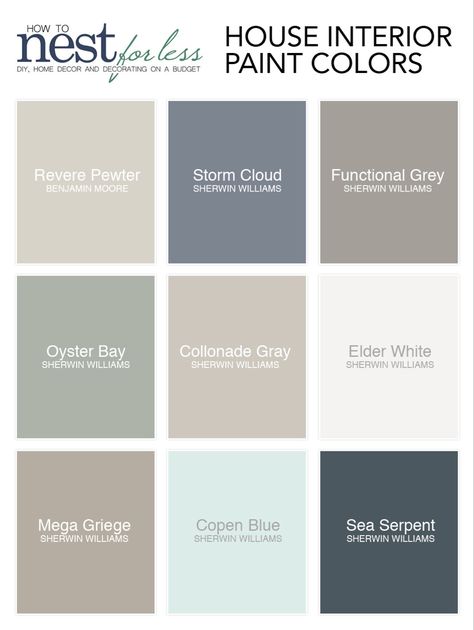 House Paint Colors - How to Nest For Less House Paint Colors, Farmhouse Paint Colors, Farmhouse Paint, Paint Color Schemes, Best Paint, Best Paint Colors, Room Paint Colors, Interior Paint Colors, House Paint