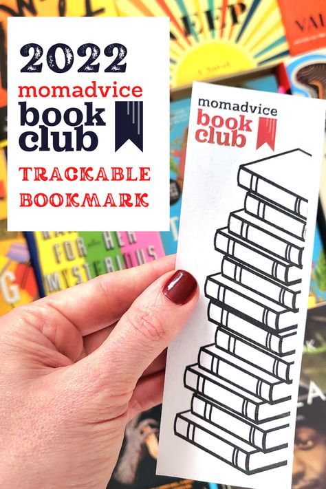 2022 MomAdvice Book Club Tracker Bookmark (FREE DOWNLOAD) - MomAdvice Book Club Starter Kit, Book Club Journals Free Printable, Bookmark Tracker Printable, Book Tracker Bookmark Free Printable, Book Club Bookmarks, Book Club Printables, Teen Book Club, January Book, Toasted Cheese