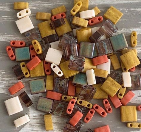 Tila Beads, Buy Bead, Square Bead, Popular Colors, Beaded Bracelets Diy, Cute Bracelets, Mixed Colors, Wholesale Beads, Root Beer