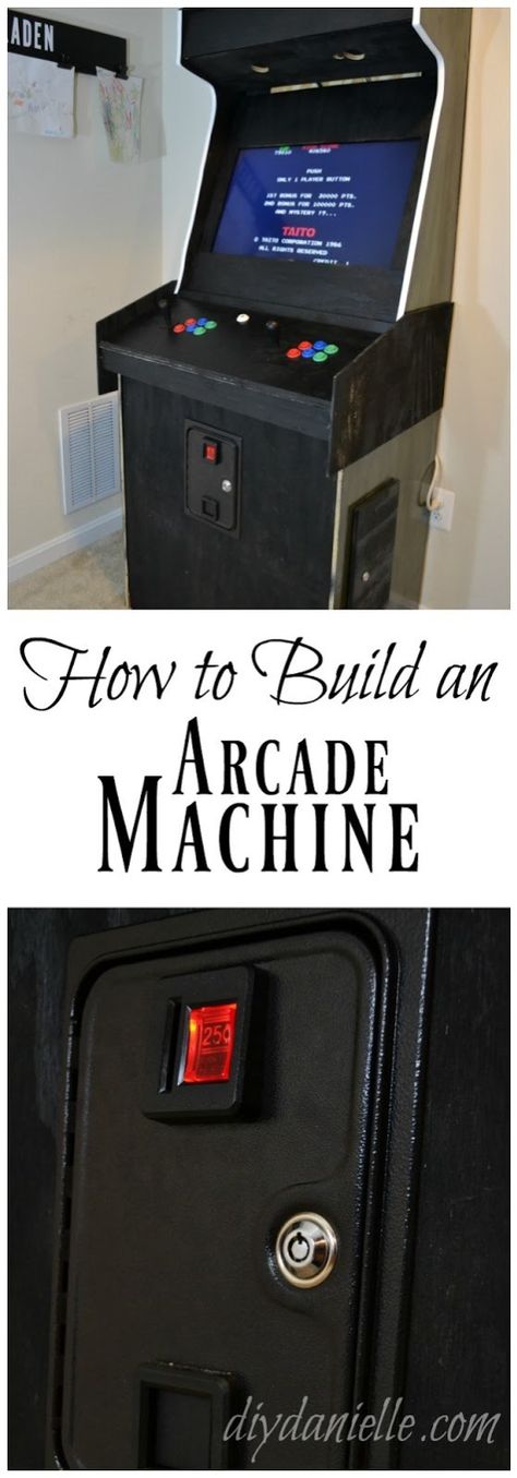 Diy Arcade Cabinet, Desk Redo, Diy Computer Desk, Hobby Desk, Arcade Room, Arcade Cabinet, Work Diy, Retro Arcade, Learn Woodworking