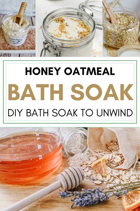 Discover the art of the perfect bath routine with these blissful DIY bath soak recipes. Pamper yourself with homemade bath salts, soothing honey oatmeal bath soaks, and learn how to have a truly relaxing bath experience. Treat your mind and body to some self-care indulgence. Diy Bath Tea Recipes, Homemade Bath Oil, Diy Bath Soak Recipes, Oatmeal Bath Soak, Bath Tea Recipe, Homemade Bath Salts Recipe, Diy Bath Soak, Homemade Bath Salts, Diy Oatmeal