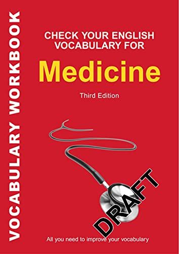 Check Your English Vocabulary for Medicine: All you need to improve your vocabulary (Check Your Vocabulary) English Books Pdf, Vocabulary Book, Improve Your Vocabulary, Workbook Design, Speaking Activities, Medical Terminology, English Reading, Vocabulary Activities, Language Study