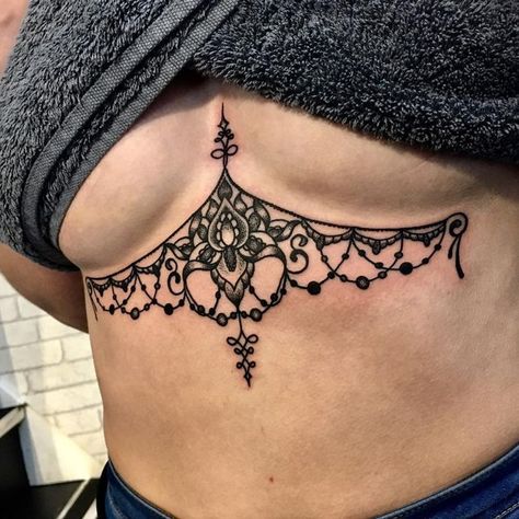 Under Bust Tattoo, London Tattoo, Sternum Tattoo, Lotus Tattoo, Misty Rose, Feminine Tattoos, Love Tattoos, Rose Tattoo, Deathly Hallows Tattoo