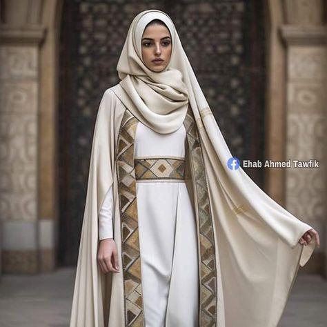 Arabic Clothes Women, Modern Arabian Outfits For Women, Fantasy Egyptian Clothing, Egyptian Clothes Women, Arabic Outfits For Women, Arabic Fashion Women, Modern Egyptian Fashion, Arab Outfit, Egyptian Inspired Fashion