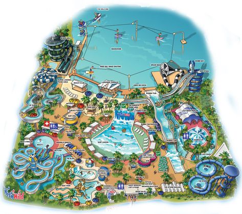 Theme Park Planning, Orlando Map, Wild Water, Florida Parks, Planet Coaster, Orlando Theme Parks, Wild Waters, Universal Studios Florida, Water Parks