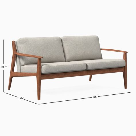 Sofa Wood Frame, Wooden Sofa Designs, Oversized Furniture, Teen Furniture, Mid Century Sofa, Scandi Design, Wood Sofa, Wooden Sofa, Exposed Wood