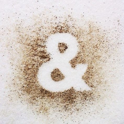 Salt & Pepper Salt Illustration, Ampersand Art, Food Lettering, Food Typography, Modern Metropolis, Typographic Art, Wow Art, Sand Art, Communication Design