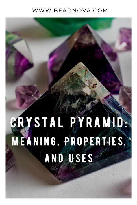 In this article, crystal pyramids are discussed. Sacred geometry defines them as a great item. Herbs, reiki crystals, and brown rice can program crystals. Crystal Pyramid Meaning, Program Crystals, Pyramid Meaning, Herb Healing, Crystals 101, Crystal Magick, Crystals Energy, Power Of Attraction, Reading Materials