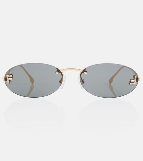 Fendi First, Fendi Glasses, Fendi Accessories, Fashion Eye Glasses, Shield Sunglasses, Oval Sunglasses, Sunglasses & Glasses, Black Sunglasses, Summer Accessories