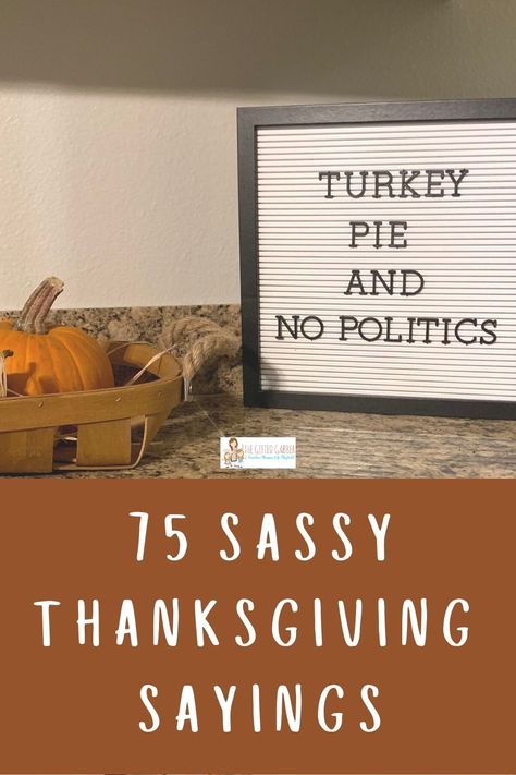 This post is full of 75 Thanksgiving quotes and sayings to use in your holiday entertaining. Write these quotes on chalkboard signs, letter boards, Instagram, and invitations. These funny and inspirational quotes include Christian themes, humor, short messages, food themes, gratitude, and more! They are perfect for family, for friends, and for kids. Short Chalkboard Quotes, Thanksgiving Family Quotes Funny, Thanksgiving Quotes Inspirational Funny, Thanksgiving Signs Diy Funny, Thanksgiving Quote For Letter Board, Family Chalkboard Quotes, Thanksgiving Reader Board Sayings, Snarky Thanksgiving Quotes, Thankful Funny Quotes