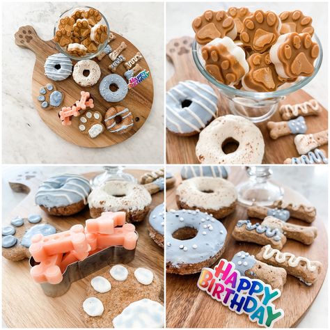 Charcuterie board for dogs Barkcuterie Boards For Dogs, Barkuterie Board For Dogs, Barkcuterie Boards, Dog Parties, Dog Baking, Pet Bakery, Pup Treats, Doggy Birthday, Dog Themed Birthday Party