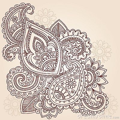 Henna Mehndi Paisley Tattoo Doodle Design by Blue67, via Dreamstime Paisley Tattoo Design, Mandala Arm Tattoo, Paisley Tattoos, Arte Madi, Paisley Tattoo, Paisley Doodle, Notebook Doodles, Marquesan Tattoos, Muster Tattoos