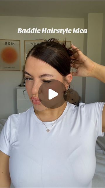 𝑨𝒍𝒆𝒙𝒊𝒂 on Instagram: "😙   #hairtutorial #hairstyles #baddiehairstyle #easyhairstyles #hairtok" Curly Hairstyles Slick Back Bun, Curly Hairstyles Slick Back, Cute Slick Hairstyles, Curly Slick Hairstyles, Slick Back Hairstyles Curly Hair, V Part Slick Back Ponytail, Slick Back Curly Hairstyles, Cute Slick Back Hairstyles, Hairstyles Slick Back