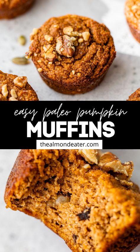 Pumpkin Recipes With Almond Flour, Pumpkin Muffins Maple Syrup, Gluten Free Pumpkin Muffins Healthy, Almond Pumpkin Muffins, Healthy Pumpkin Muffins Almond Flour, Paleo Pumpkin Muffins Almond Flour, Pumpkin Muffins Almond Flour, Pumpkin Muffins With Almond Flour, Pumpkin Walnut Muffins