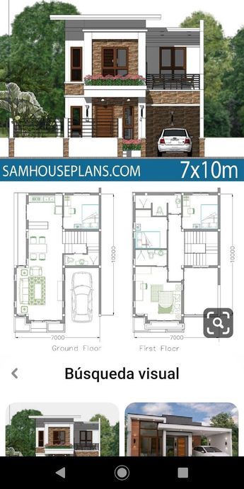 Small House Blueprints, Two Story House Design, Plan Architecture, 3d Floor Plans, 2 Storey House Design, Affordable House Plans, Small House Front Design, House Floor Design, Building House Plans Designs