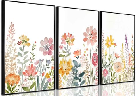 PRICES MAY VARY. Botanical Aesthetic Wall Art ： 12x16 in, Unframed. Colorful Wildflower Forest Bouquet Canvas, This is a fun and cute wall art decoration. Hang it on the wall and the room will become colorful FLORAL WALL ART： Our flower wall decor posters are adorned with exquisite flowers and botanical elements, effortlessly blending classic and contemporary styles. This set brings the garden’s splendor to your indoor spaces Bohemian Plant Decor： For nursery room decoration, not only cute, but Forest Bouquet, Botanical Aesthetic, Wildflower Decor, Flower Posters, Wildflower Watercolor, Prints For Living Room, Surprise Surprise, Botanical Elements, Decor Posters