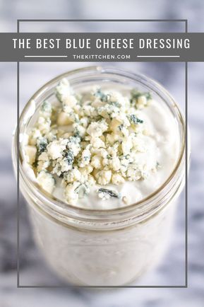 Blue Cheese Dressing Recipe, Cheese Salad Dressing, Blue Cheese Recipes, Blue Cheese Salad, Salad Dressing Recipes Homemade, Blue Cheese Dressing, Homemade Salads, Dressing Recipes, Homemade Salad Dressing