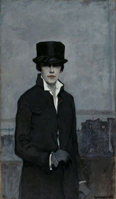 Romaine Brooks Artworks & Famous Paintings | TheArtStory Romaine Brooks, Giovanni Boldini, Istoria Artei, Berenice Abbott, La Rive, Rembrandt, Gustav Klimt, Top Hat, Female Artists