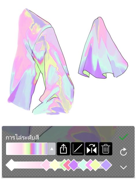 Holographic Digital Art, Holographic Coloring Tutorial, Iridescent Digital Art Tutorial, Holographic Drawing Tutorial, How To Draw Holographic, How To Draw Holographic Fabric, Holographic Tutorial Art, Drawing Holographic, Holographic Tutorial