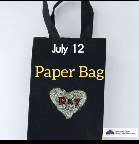 Save Earth from Plastic #nationalchilddevelopmentcouncil #paperbag #paperbagday Paper Bag Day Poster, Admissions Poster, International Days, National Days, National Day, Save Earth, Day Wishes, Paper Bag, Reusable Tote Bags