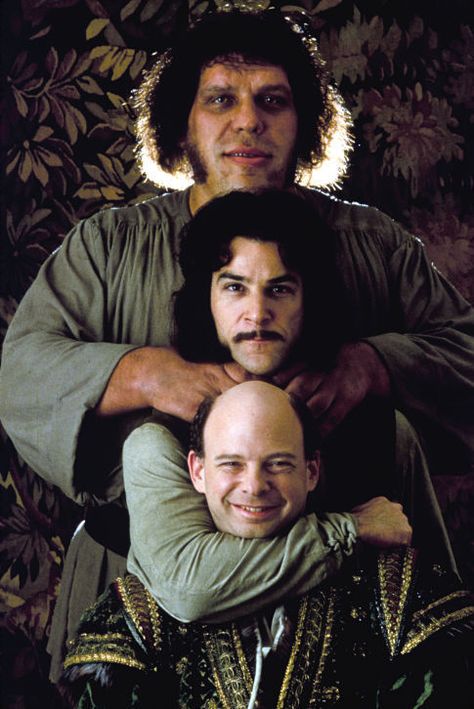 Andre the Giant, Mandy Patinkin and Wallace Shawn -- The Princess Bride. Inigo Montoya Quotes, André The Giant, Princess Bride Movie, Wallace Shawn, Inigo Montoya, Circus Characters, Bon Film, Space Princess, The Princess Bride