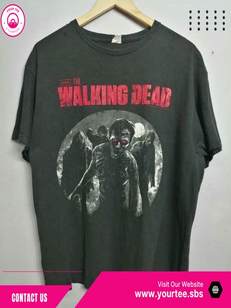 Amc The Walking Dead Zombies T Shirt Tv Series 2012 Yourtee. For people of all ages and genders, a shirt is a wardrobe staple due to its versatility. Typically, it has short or long sleeves, buttons along the front, and a collar. Shirts are appropriate for informal, formal, and business settings since they are available in an extensive range of designs, hues, and materials. They may be dressed more formally with dress pants and a tie, or casually with jeans and a tee shirt. Shirts are a popular option for daily wear as they are breathable, comfy, and simple to maintain. An appropriately fitting shirt is a timeless option that never goes out of style, whether you're dressing up for a big occasion or keeping it casual. #walking dead #dead zombie #zombies #Shirt #Yourtee