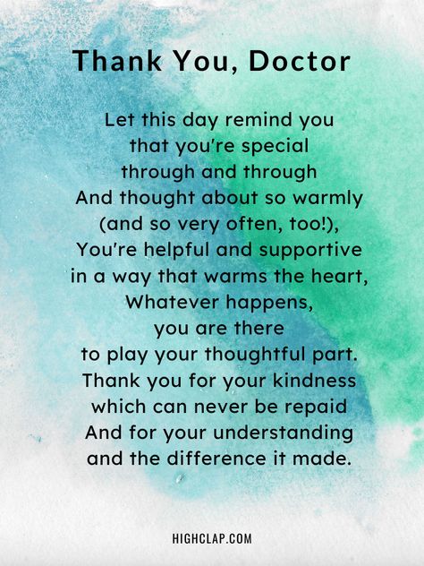 Thank You Doctor Poem Doctor Appreciation Quotes, Thank You Note To Doctor, Doctor Day Quotes, Thank You Note For Doctor, Thank You Doctor Quotes, Doctor Day Post, Thank You Quotes For Doctors, Thank You Doctor, Doctors Day Quotes Inspiration