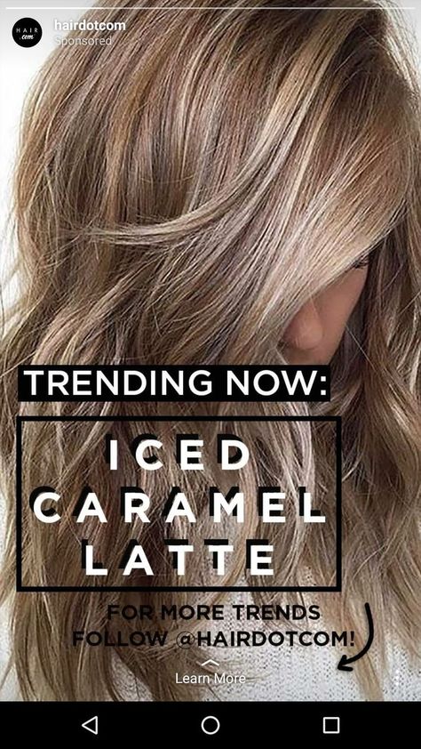 Iced Caramel Latte, Hairstyles Beach, Beach Hairstyles For Long Hair, Gorgeous Hair Color, Caramel Latte, Caramel Highlights, Blonde Hair Shades, Beauty Hair Makeup, Hair Summer