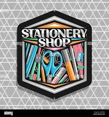 Stationery shop Stock Vector Images - Alamy Stationery Shop Logo, Stationary Logo, Logo Ideas Design, Pet Shop Logo, Shop Name Ideas, Logo Design Set, Beer Shop, Stationary Shop, Business Cards Creative Templates