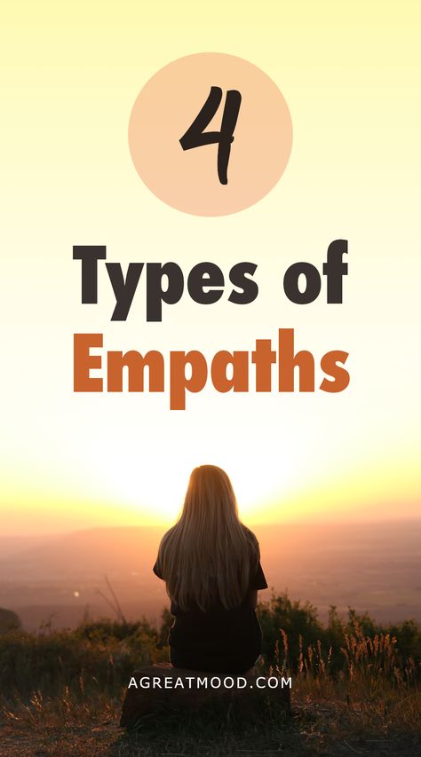 Empaths are people with a rare gift: they are able to share, absorb, and perceive other people's emotions and feelings. It is estimated that empaths make up less than two percent of the population. The American Empath Association says there are at least seventeen types of empaths. In this article, we will have a look at the four main types: physical, emotional, intuitive, and dreamer. Emotional Empath, Empathic People, Empath, The Four, The 4, Other People, Anger, The Dreamers, Seventeen