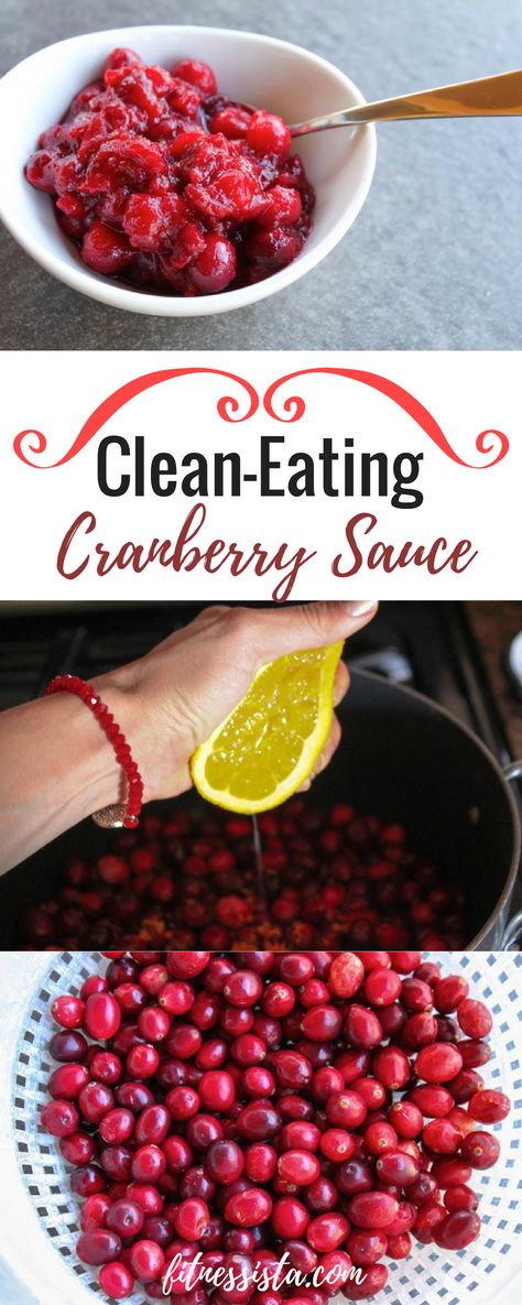 Try this homemade, clean-eating cranberry sauce with no funky ingredients, and a bright flavor from orange zest. It's super easy to make and delicious! fitnessista.com #cranberrysauce #cranberrysaucerecipes #Thanksgivingrecipes #healthyThanksgivingrecipes Clean Eating Recipe, Fresh Cranberry Sauce, Best Cranberry Sauce, Fresh Cranberry, Gluten Free Lasagna, Homemade Cranberry Sauce, Blueberry Cookies, Cranberry Sauce Recipe, Citrus Twist