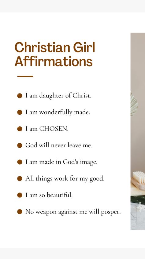 Reminders For 2024, Scriptures Around The House, Girly Scripture Wallpaper, Godly Woman Traits, Self Affirmations Quotes Aesthetic, God Study Motivation, Biblical Words Of Affirmation, How To Pray In The Morning, Biblical Words Of Affirmation For Women