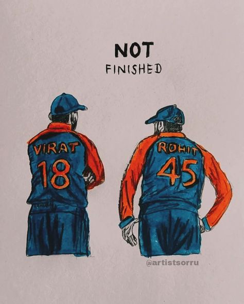 N O T F I N I S H E D : V I R A T 🤝 R O H I T 💯 . . . ARTIST :- @artistsorru . . . #viratkohli #kingkohli #virat #viratians #viratkohlifanpage #viratkohlifans #viratkohliclub #rcb #rcbfans #rcbforever #royalchallengersbangalore #rohit #rohitsharma #rohitsharma45 #rohitsharmafanclub #teamindia #cricketer #cricket #notfinished #cricketlover #drawing #art #sketch #painting #artwork Virat Kohli Rohit Sharma drawing art sketch . . Who is your Idol❔ Rohit Sharma Sketch, Rohit Sharma Drawing, Cricket Sketch, Cricket Cartoon, Cricket Painting, Virat Kohli Sketch, Virat Kohli Drawing, Virat Kohli Rcb, Cricket Drawing