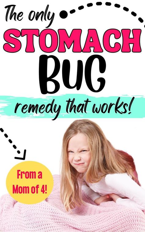 Here are natural stomach bug remedies that worked for my whole family! If your child has an upset stomach and you've tried everything else, try this upset tummy remedy and you'll see the difference and how fast it works! Also, tips on preventing the stomach bug from spreading to the whole family and how to disinfect after the stomach bug hits your home! upset stomach - stomach bug remedies - stomach bug - upset tummy - remedies for nausea - natural remedies for kids - natural remedies Upset Stomach Remedy For Kids, Upset Tummy Remedies, Kids Stomach Bug, Stomach Bug Remedies, Sick Kids Remedies, Upset Stomach Remedy, Natural Nausea Remedies, Home Remedies For Nausea, Tummy Bug