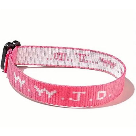 Wwjd Bracelet Adjustable Band Color: Pink And White Lettering Made In China Unisex New With Tags Wwjd Bracelet, What Would Jesus Do, Braided Rope Bracelet, Moda Hip Hop, Christian Bracelets, Sport Armband, Wristband Bracelet, Wholesale Gifts, Handmade Bangles