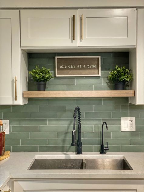 No Kitchen Sink Window, Kitchen Sinks Without A Window, Above The Sink Shelf Kitchen, Kitchen Sinks No Window, Ideas For Kitchen Sink With No Window, Kitchens Without Windows Over Sink, Cupboards Above Kitchen Sink, Above Kitchen Sink Wall Decor, Wall Above Kitchen Sink No Window