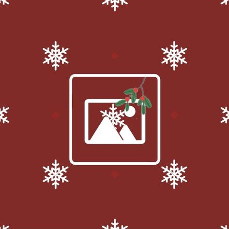 Christmas App Icons Contacts, Christmas Phone Icons, Christmas App Icons Red, Christmas Theme Phone, Christmas Icons Aesthetic, Christmas App Icons Aesthetic, Christmas Icons For Apps, Christmas Photos App Icon, App Icon Christmas