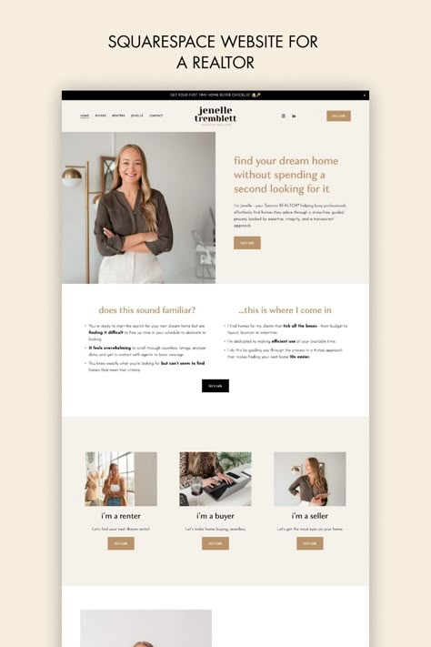 Beige Website Design, Realtor Website Design Inspiration, Consulting Website Design Inspiration, Classy Website Design, Magazine Website Design, Realtor Website, Green Website, Real Estate Website Templates, Website Colors