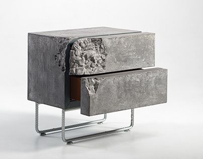 Check out new work on my @Behance profile: "Bedside table BreakFree" http://be.net/gallery/184461409/Bedside-table-BreakFree Brutalism Interior, Brutalist Interior, Broken Concrete, Wood Bedside Table, Concrete Furniture, Bedroom Space, Creative Furniture, Fitted Furniture, High Quality Furniture