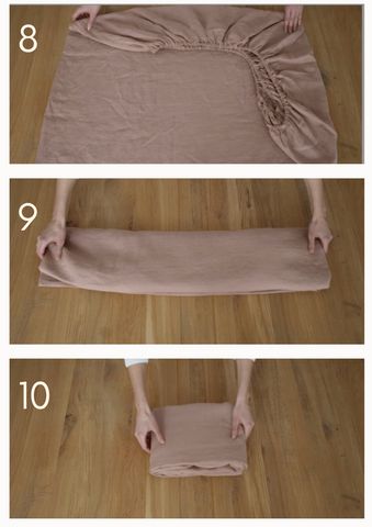 Folding King Size Sheets, Easy Way To Fold Fitted Sheets, Fold Fitted Sheet Easy, Fold Fitted Sheet How To, Folding King Size Fitted Sheets, How To Fold A King Size Fitted Sheet, Fitted Sheet Fold, How To Fold Sheets Sets, Fold Sheet Sets Together