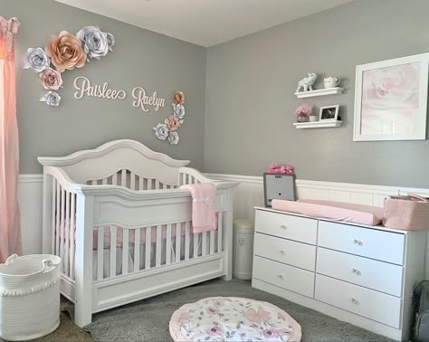 Pink Baby Room, Nursery Floral, Girl Nursery Pink, Baby Nursery Inspiration