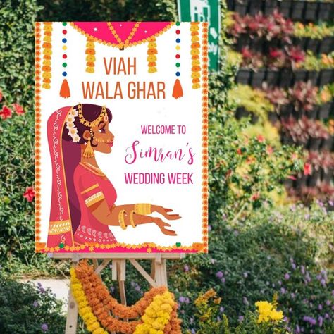 Welcome to my shop🌸 ⭐

✔️This sign is DIGITAL only, no product will be shipped. We will message you with the final product*✔️

Godh Bharai sign Godh bharai welcome sign Seemantham decor Indian baby shower welcome sign Hindu baby shower

📌TRY BEFORE YOU BUY - https://www.corjl.com/d/30AKN8

Wedding Contract	18 x 24	Welcome sign Indian	Indian Sangeet signs	Indian	indian wedding	Viah wala Ghar	Sadi Kuri da Viah	Sikh Wedding	Welcome sign	Punjabi Wedding sign	Sikh Welcome sign	Punjabi Home Welcome Haldi Function Decoration, Indian Sangeet, Indian Baby Showers, Themed Wedding Decorations, Wedding Flower Jewelry, Wedding Stage Decor, Wedding Entrance Decor, Bridal Gift Wrapping Ideas, Marriage Decoration