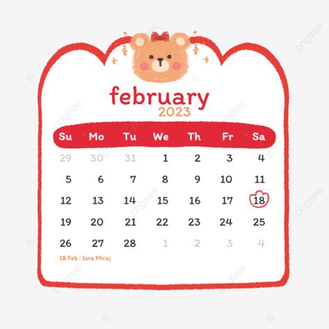 Graduation Cartoon, Free Monthly Calendar, Facebook Frame, February Calendar, Happy Eid Al Adha, Cute Calendar, Monthly Calendar Template, Calendar 2023, February Birthday