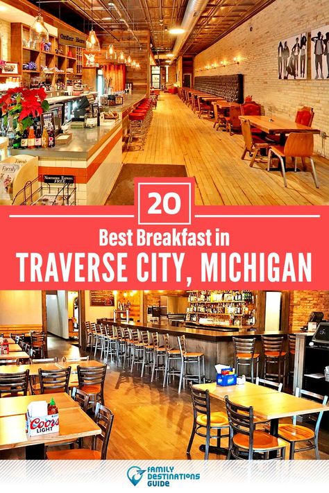 Want to see the places to go for the best breakfast in Traverse City, MI? We’re FamilyDestinationsGuide, and we’re here to help: From cute cafes to incredible restaurants, to local foodie spots and hidden gems, discover the BEST Traverse City breakfast spots - so you get memories that last a lifetime! #traversecity #traversecitybreakfast #traversecitybreakfastrestaurants #placestoeattraversecity Traverse City Michigan Restaurants, Traverse City Restaurants, Michigan Travel Destinations, Best Bed And Breakfast, Michigan Road Trip, Breakfast Places, Traverse City Michigan, Breakfast Restaurants, Dinner Restaurants