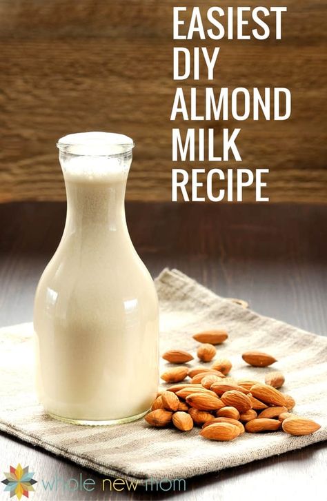 Going Dairy Free, Diy Almond Milk, Almond Milk Recipes Homemade, Nut Milk Recipe, Almond Milk Recipe, Homemade Nut Milk, Feeling Bloated, Make Almond Milk, Almond Milk Recipes