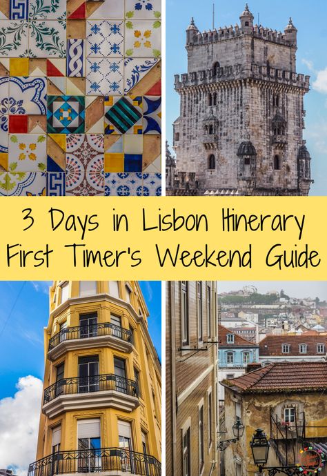 Weekend In Lisbon, 3 Day Lisbon Itinerary, 3 Days In Lisbon, Lisbon Itinerary 3 Days, 3 Days In Lisbon Portugal, Lisbon Restaurants, Lisbon Trip, Lisbon Map, Portugal Holiday