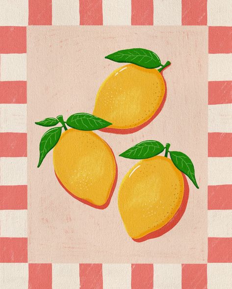 a fresh batch of summer illustrations for your timeline! 🍋✨i can’t decide which color i like best! which one is your favorite? #foodillustration #illustrationofinstagram #foodartist #foodart #fruitart #summerillustration Vintage Summer Illustration, Lemon Doodle, Citrus Illustration, Fruits Poster, Summer Illustrations, Lemonade Illustration, Food Artists, Summer Illustration, Bon Appetite