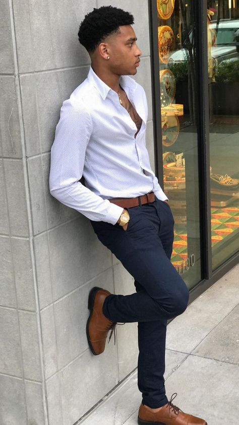 Business Casual Black Men, Men Graduation Outfit, Black Men Fashion Urban, Black Outfit Men, Mens Business Casual Outfits, Shirt Outfit Men, Formal Men Outfit, Black Men Fashion Casual, Classy Outfits Men